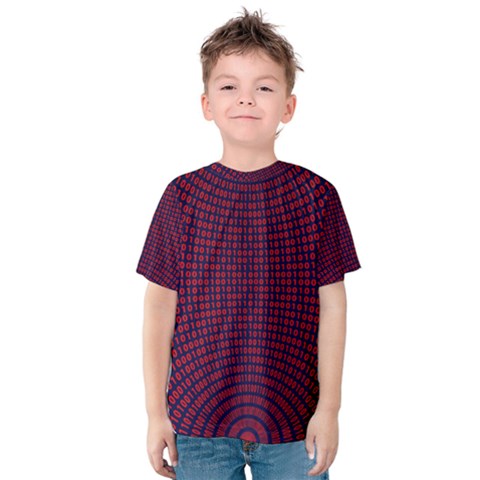Binary Code Binary Binary System Kids  Cotton Tee by Wegoenart