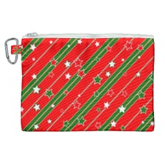 Christmas Paper Star Texture Canvas Cosmetic Bag (xl) by Vaneshart