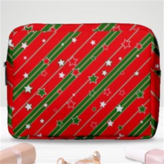 Christmas Paper Star Texture Make Up Pouch (large) by Vaneshart