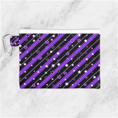 Christmas Paper Star Texture Canvas Cosmetic Bag (medium) by Vaneshart