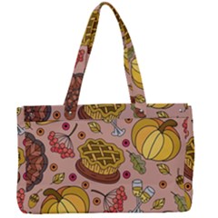 Thanksgiving Pattern Canvas Work Bag by Sobalvarro