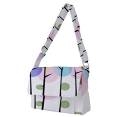 Forest Trees Nature Plants Full Print Messenger Bag (m) by HermanTelo
