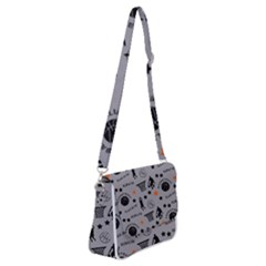 Slam Dunk Basketball Gray Shoulder Bag With Back Zipper by mccallacoulturesports