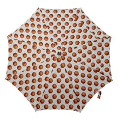 Orange Basketballs Hook Handle Umbrellas (large) by mccallacoulturesports