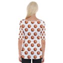 Orange Basketballs Wide Neckline Tee View2
