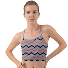 Basketball Thin Chevron Mini Tank Bikini Top by mccallacoulturesports