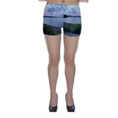 Lake Wallenpaupack Skinny Shorts by canvasngiftshop
