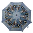 Merry Christmas, Funny Pegasus With Penguin Hook Handle Umbrellas (Large) View1