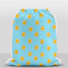 I Love Bread Drawstring Bag (small) by designsbymallika
