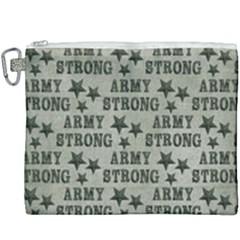 Army Stong Military Canvas Cosmetic Bag (xxxl) by McCallaCoultureArmyShop