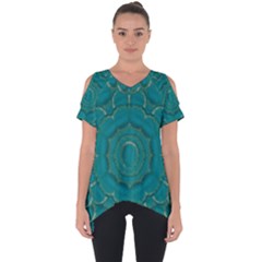 Over The Calm Sea Is The Most Beautiful Star Cut Out Side Drop Tee by pepitasart