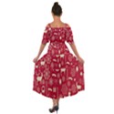 Christmas Pattern Background Shoulder Straps Boho Maxi Dress  View2