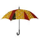 Knitted Christmas Pattern With Socks Bells Hook Handle Umbrellas (Medium) View3