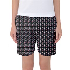Chrix Pat Black Women s Basketball Shorts by snowwhitegirl