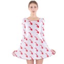 Create Your Own Custom Online Full Print Blank Template Long Sleeve Velvet Skater Dress View1
