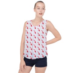 Create Your Own Custom Online Full Print Blank Template Bubble Hem Chiffon Tank Top by startdesign