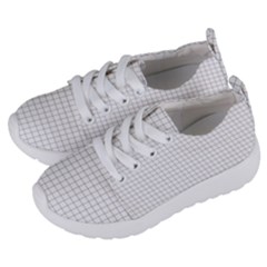 Aesthetic Black And White Grid Paper Imitation Kids  Lightweight Sports Shoes by genx