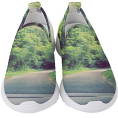 Photo Vue Sur Forêt  Kids  Slip On Sneakers by kcreatif