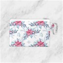 Watercolor Christmas Floral Seamless Pattern Canvas Cosmetic Bag (Small) View2