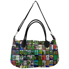 Pepe The Frog Memes Of 2019 Picture Patchwork Pattern Removal Strap Handbag by snek