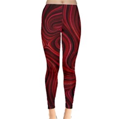 Electric Field Art Lviii Leggings  by okhismakingart