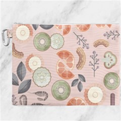 Hygge Seamless Pattern Canvas Cosmetic Bag (xxxl) by Vaneshart