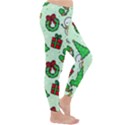Colorful Funny Christmas Pattern Cartoon Classic Winter Leggings View3
