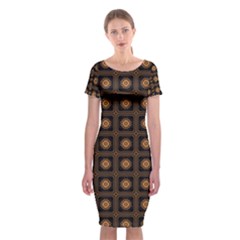 Df Freesia Vicegrand Classic Short Sleeve Midi Dress by deformigo