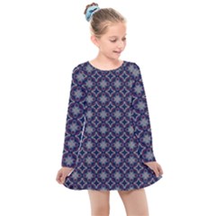 Df Galileo Magic Kids  Long Sleeve Dress by deformigo