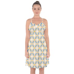 Df Romeo Lisetti Ruffle Detail Chiffon Dress by deformigo