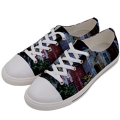 Hot Day In Dallas 53 Women s Low Top Canvas Sneakers by bestdesignintheworld