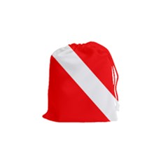 Diving Flag Drawstring Pouch (small) by FlagGallery