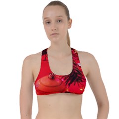 Christmas Tree  1 4 Criss Cross Racerback Sports Bra by bestdesignintheworld