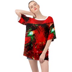 Christmas Tree  1 5 Oversized Chiffon Top by bestdesignintheworld