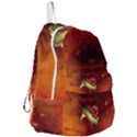 Wonderful Heart On Vintage Background Foldable Lightweight Backpack View3