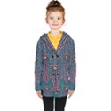 Japanese Sakura Blossoms On The Mountain Kids  Double Breasted Button Coat View1