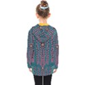 Japanese Sakura Blossoms On The Mountain Kids  Double Breasted Button Coat View2