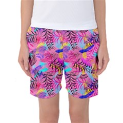 Flowers 50 Women s Basketball Shorts by ArtworkByPatrick