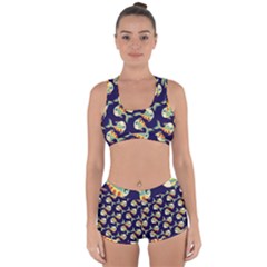 Fish Background Abstract Animal Racerback Boyleg Bikini Set