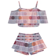 Zappwaits Kids  Off Shoulder Skirt Bikini by zappwaits