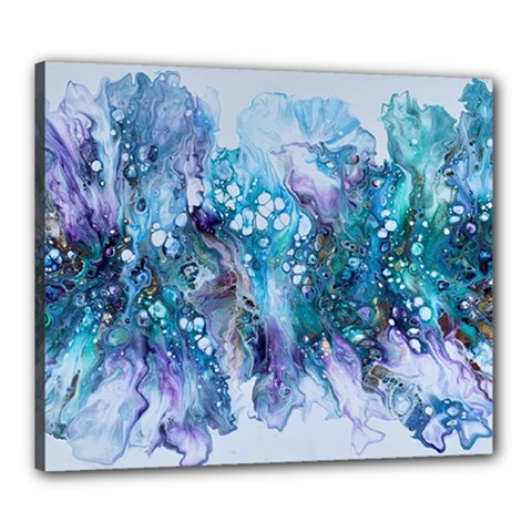 Sea Anemone  Canvas 24  X 20  (stretched) by CKArtCreations