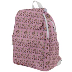 Robin Art Pink Pattern Top Flap Backpack by snowwhitegirl