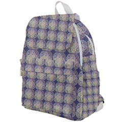 Doily Only Pattern Blue Top Flap Backpack by snowwhitegirl