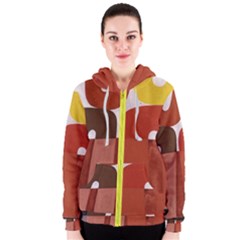 Sophie Taeuber Arp, Composition À Motifs D arceaux Ou Composition Horizontale Verticale Women s Zipper Hoodie by Sobalvarro