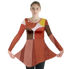 Sophie Taeuber Arp, Composition À Motifs D arceaux Ou Composition Horizontale Verticale Long Sleeve Tunic  by Sobalvarro