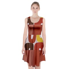 Sophie Taeuber Arp, Composition À Motifs D arceaux Ou Composition Horizontale Verticale Racerback Midi Dress by Sobalvarro