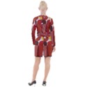 Sophie Taeuber Arp, Composition à Motifs D arceaux Ou Composition Horizontale Verticale Button Long Sleeve Dress View2