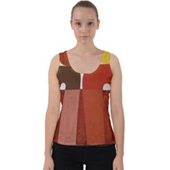 Sophie Taeuber Arp, Composition À Motifs D arceaux Ou Composition Horizontale Verticale Velvet Tank Top by Sobalvarro