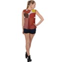 Sophie Taeuber Arp, Composition à Motifs D arceaux Ou Composition Horizontale Verticale Bubble Hem Chiffon Tank Top View2