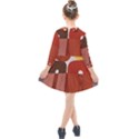 Sophie Taeuber Arp, Composition à Motifs D arceaux Ou Composition Horizontale Verticale Kids  Quarter Sleeve Shirt Dress View2